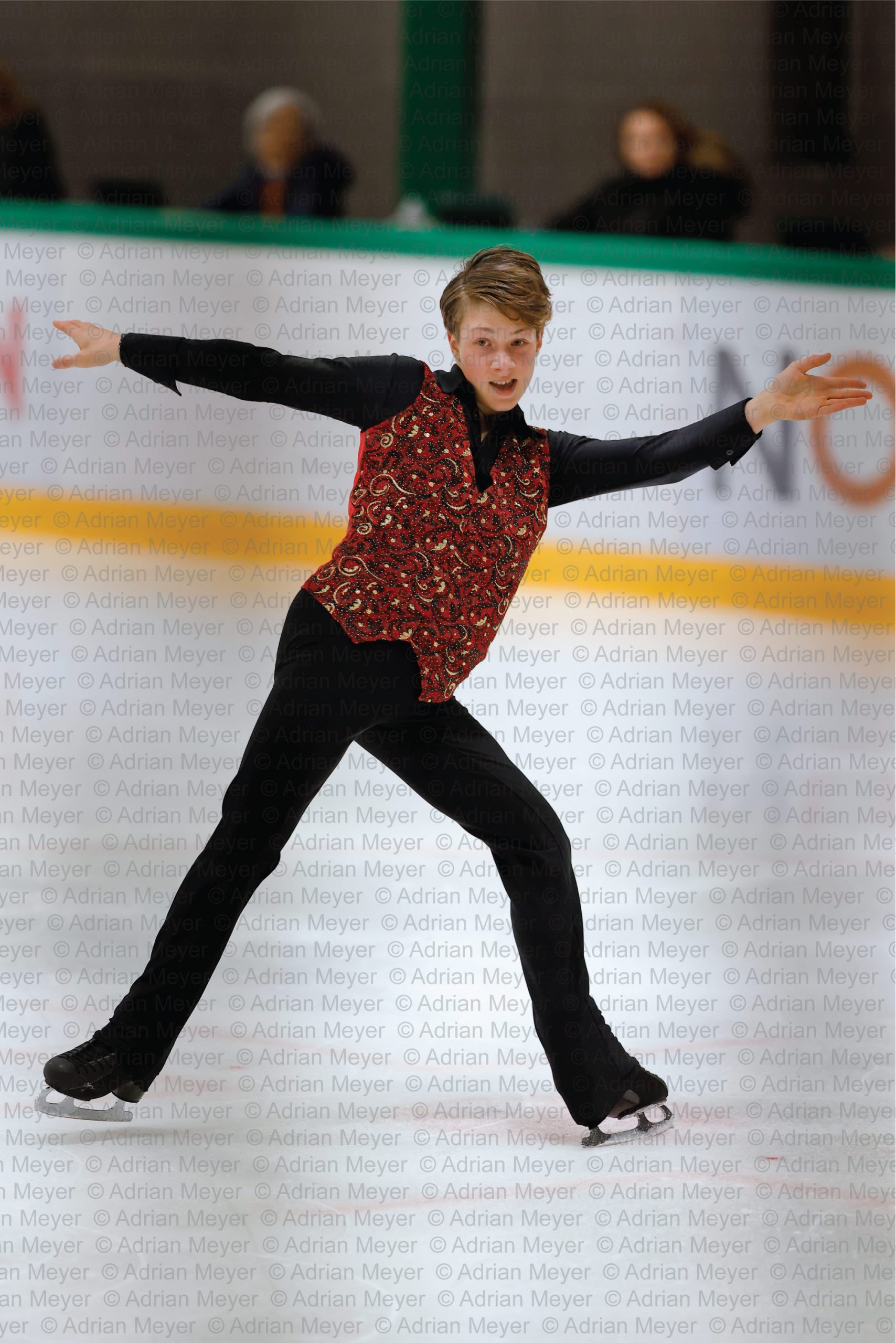 Nils Felix BRENNER SUI - Advanced Novice Men - Short Program at Swiss Ice Skating Open 2025