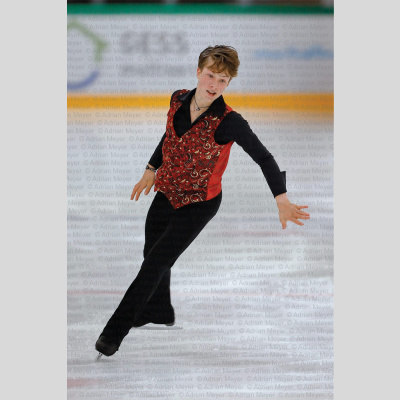 Nils Felix BRENNER SUI - Advanced Novice Men - Short Program at Swiss Ice Skating Open 2025
