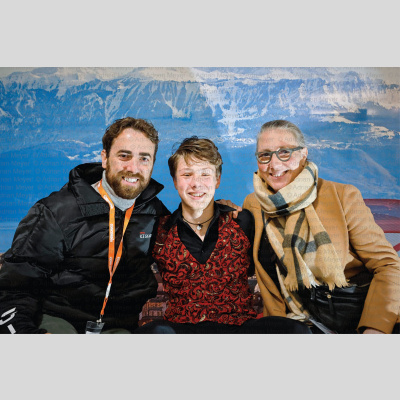 Nils Felix BRENNER SUI - Advanced Novice Men - Short Program at Swiss Ice Skating Open 2025