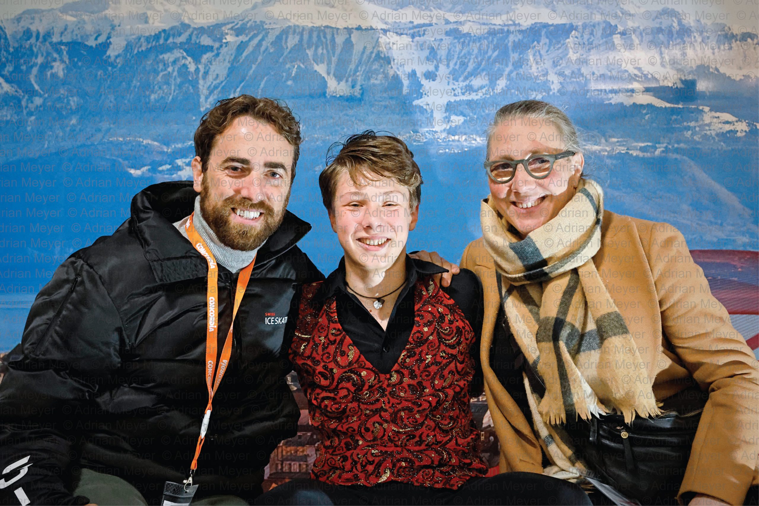 Nils Felix BRENNER SUI - Advanced Novice Men - Short Program at Swiss Ice Skating Open 2025