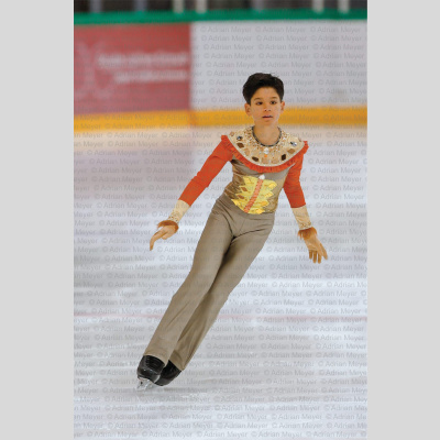 Flynn ALBERT SUI - Advanced Novice Men - Short Program at Swiss Ice Skating Open 2025