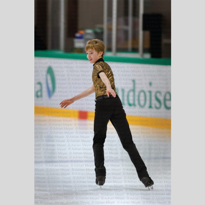Maximilian MAKSYMEC SUI - Advanced Novice Men - Short Program at Swiss Ice Skating Open 2025