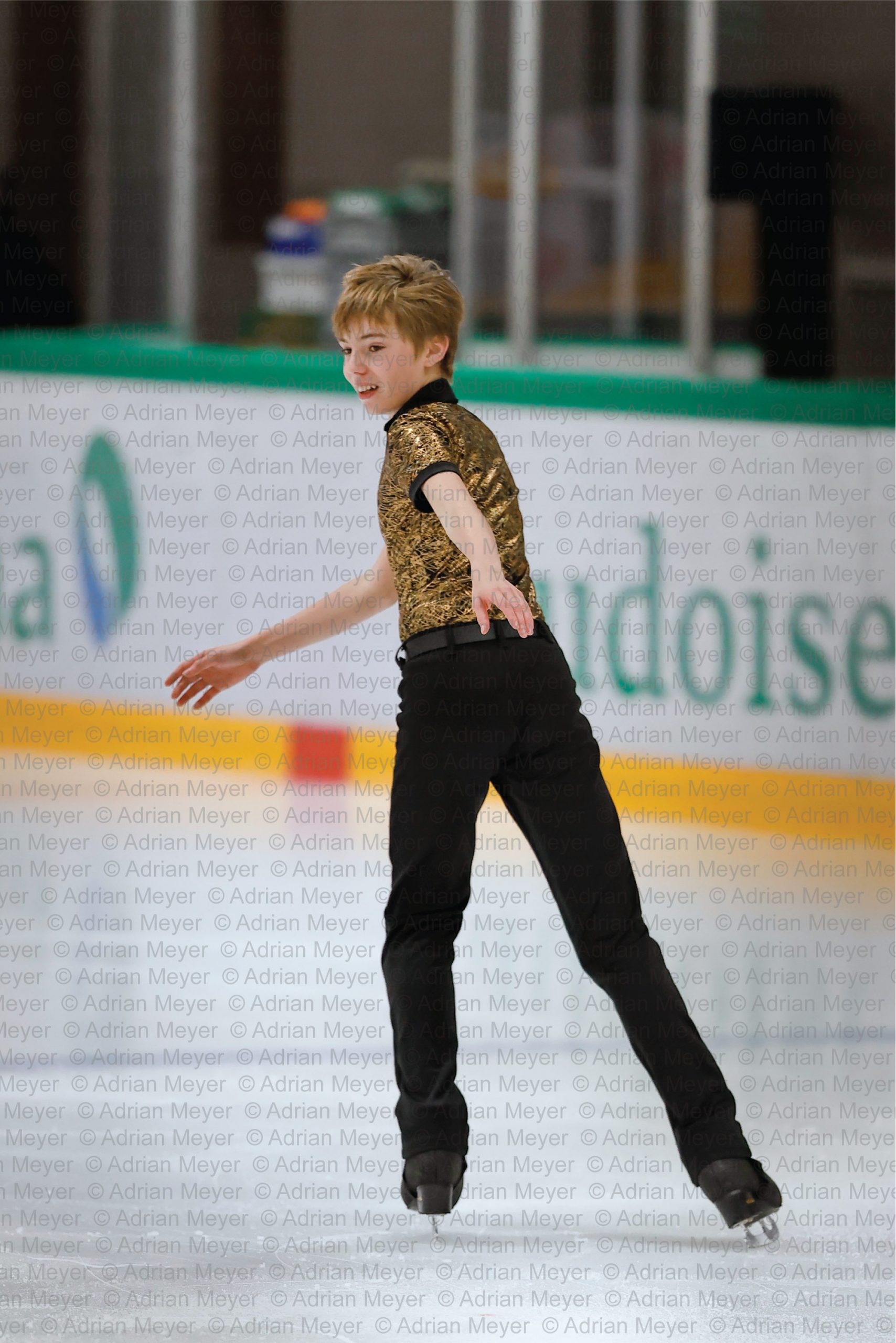 Maximilian MAKSYMEC SUI - Advanced Novice Men - Short Program at Swiss Ice Skating Open 2025