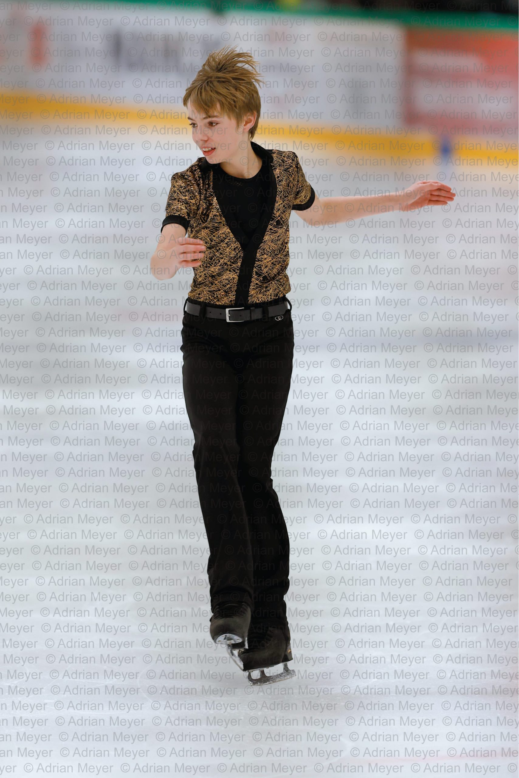 Maximilian MAKSYMEC SUI - Advanced Novice Men - Short Program at Swiss Ice Skating Open 2025