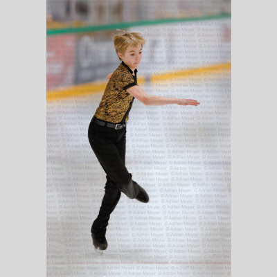 Maximilian MAKSYMEC SUI - Advanced Novice Men - Short Program at Swiss Ice Skating Open 2025