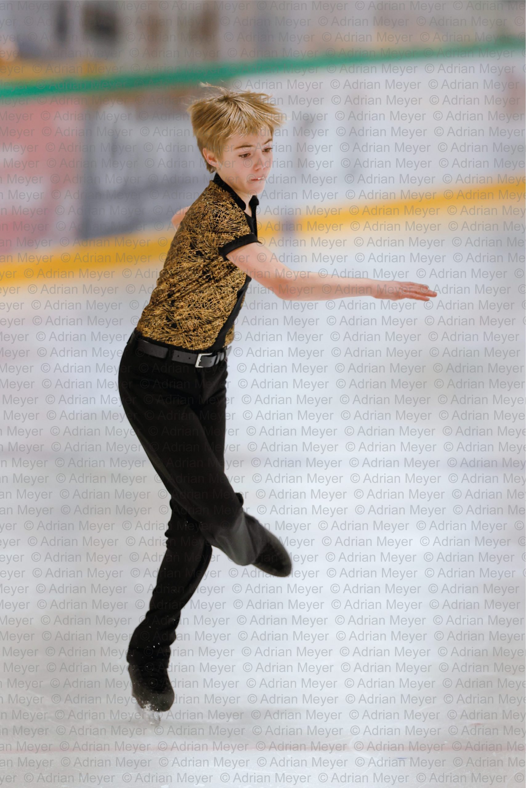 Maximilian MAKSYMEC SUI - Advanced Novice Men - Short Program at Swiss Ice Skating Open 2025
