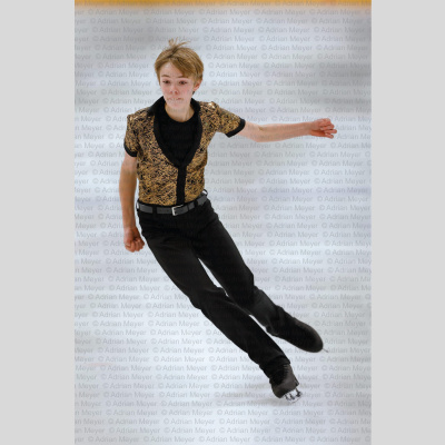 Maximilian MAKSYMEC SUI - Advanced Novice Men - Short Program at Swiss Ice Skating Open 2025