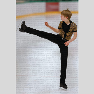 Maximilian MAKSYMEC SUI - Advanced Novice Men - Short Program at Swiss Ice Skating Open 2025