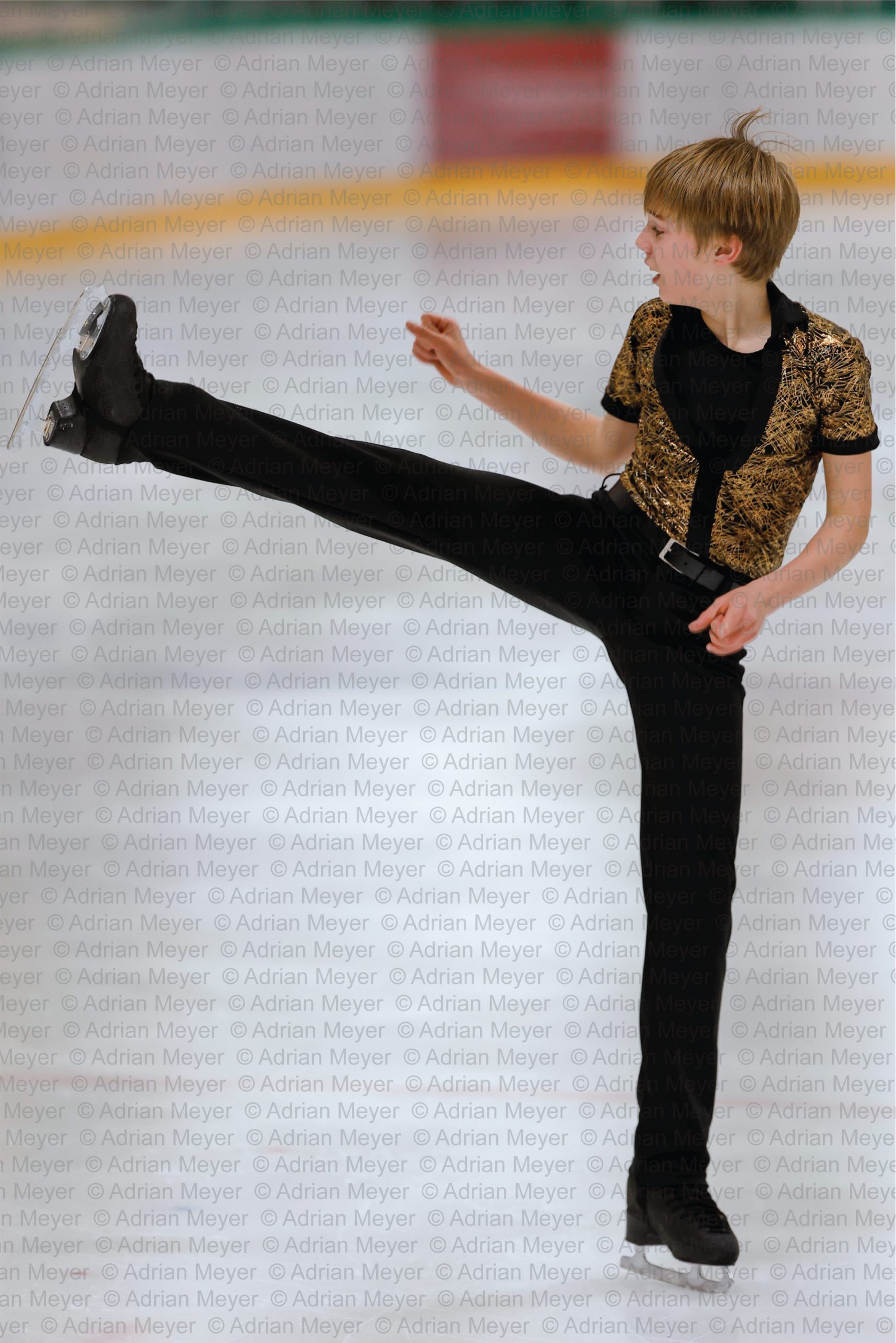 Maximilian MAKSYMEC SUI - Advanced Novice Men - Short Program at Swiss Ice Skating Open 2025