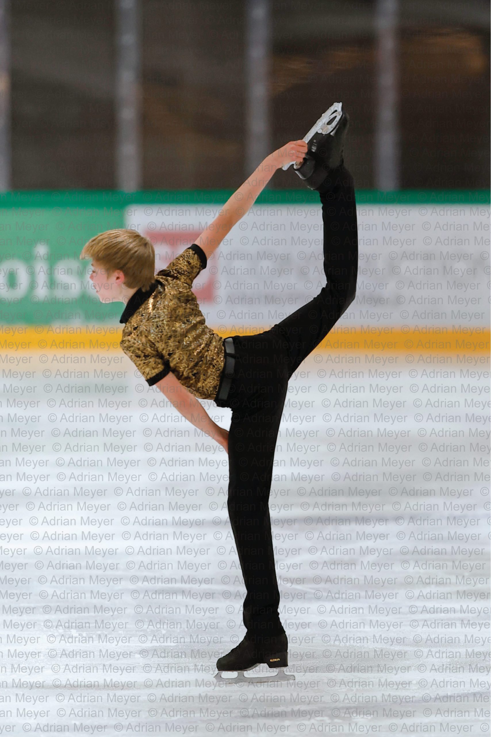 Maximilian MAKSYMEC SUI - Advanced Novice Men - Short Program at Swiss Ice Skating Open 2025