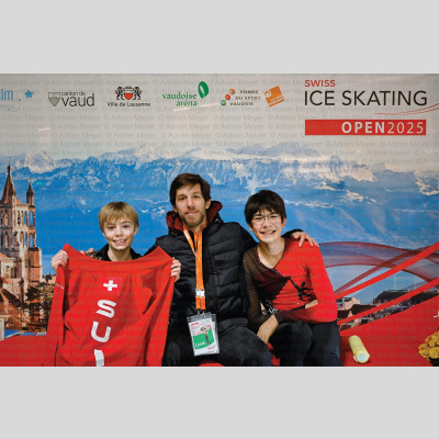 Maximilian MAKSYMEC SUI - Advanced Novice Men - Short Program at Swiss Ice Skating Open 2025