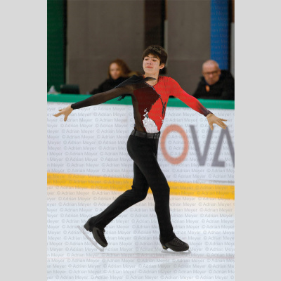 Uzumaki Zebulon WENDLER SUI - Advanced Novice Men - Short Program at Swiss Ice Skating Open 2025