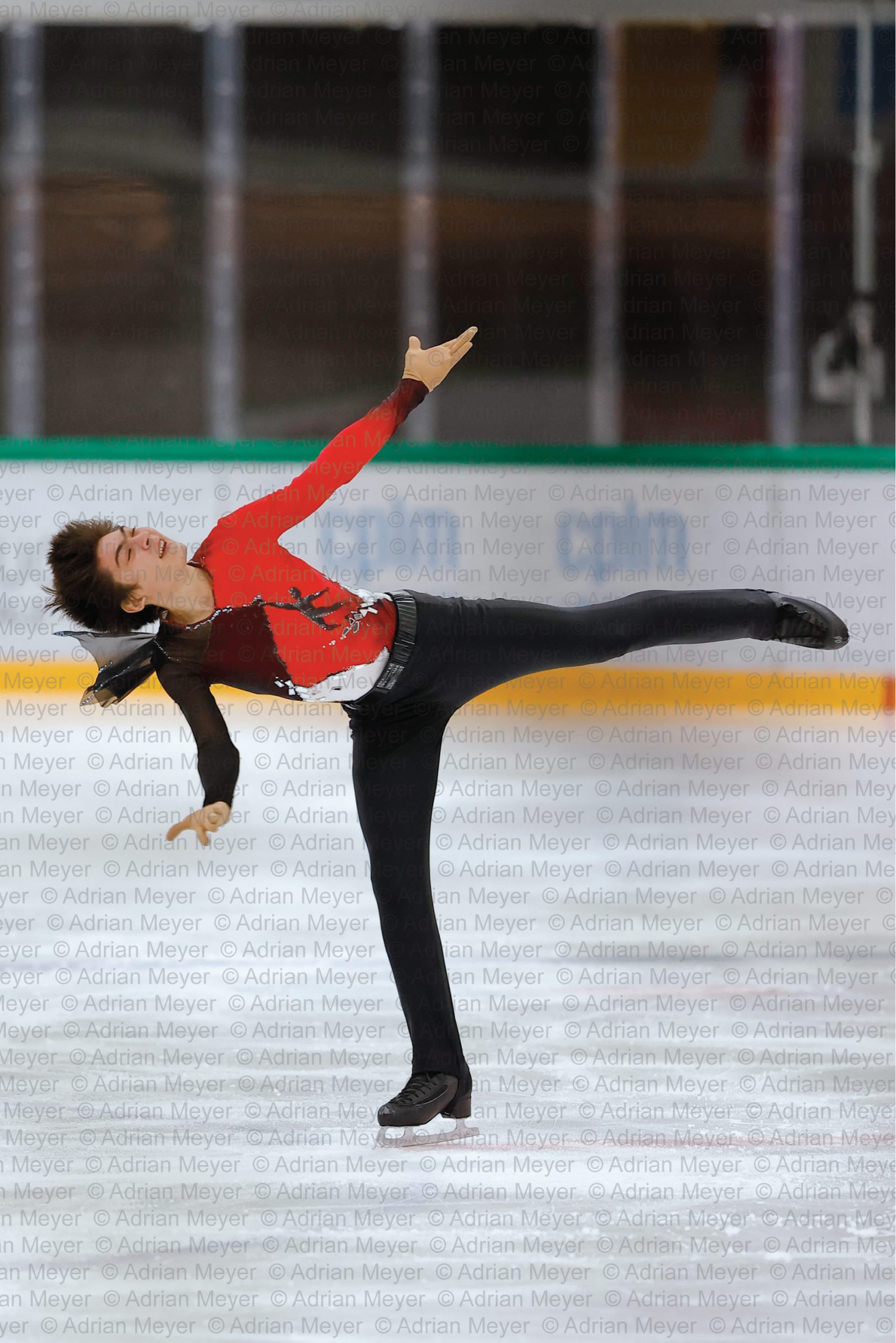 Uzumaki Zebulon WENDLER SUI - Advanced Novice Men - Short Program at Swiss Ice Skating Open 2025