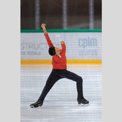 Flynn ALBERT SUI - Advanced Novice Men - Free Skate at Swiss Ice Skating Open 2025