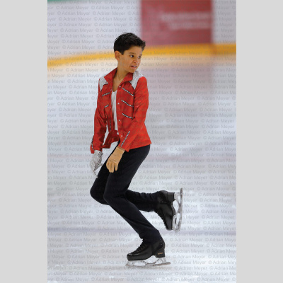Flynn ALBERT SUI - Advanced Novice Men - Free Skate at Swiss Ice Skating Open 2025