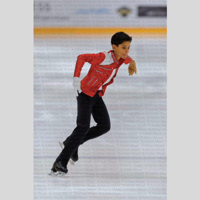 Flynn ALBERT SUI - Advanced Novice Men - Free Skate at Swiss Ice Skating Open 2025