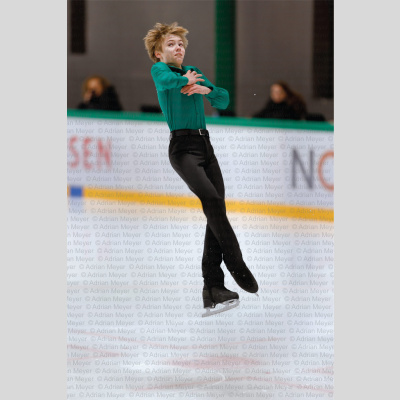 Maximilian MAKSYMEC SUI - Advanced Novice Men - Free Skate at Swiss Ice Skating Open 2025