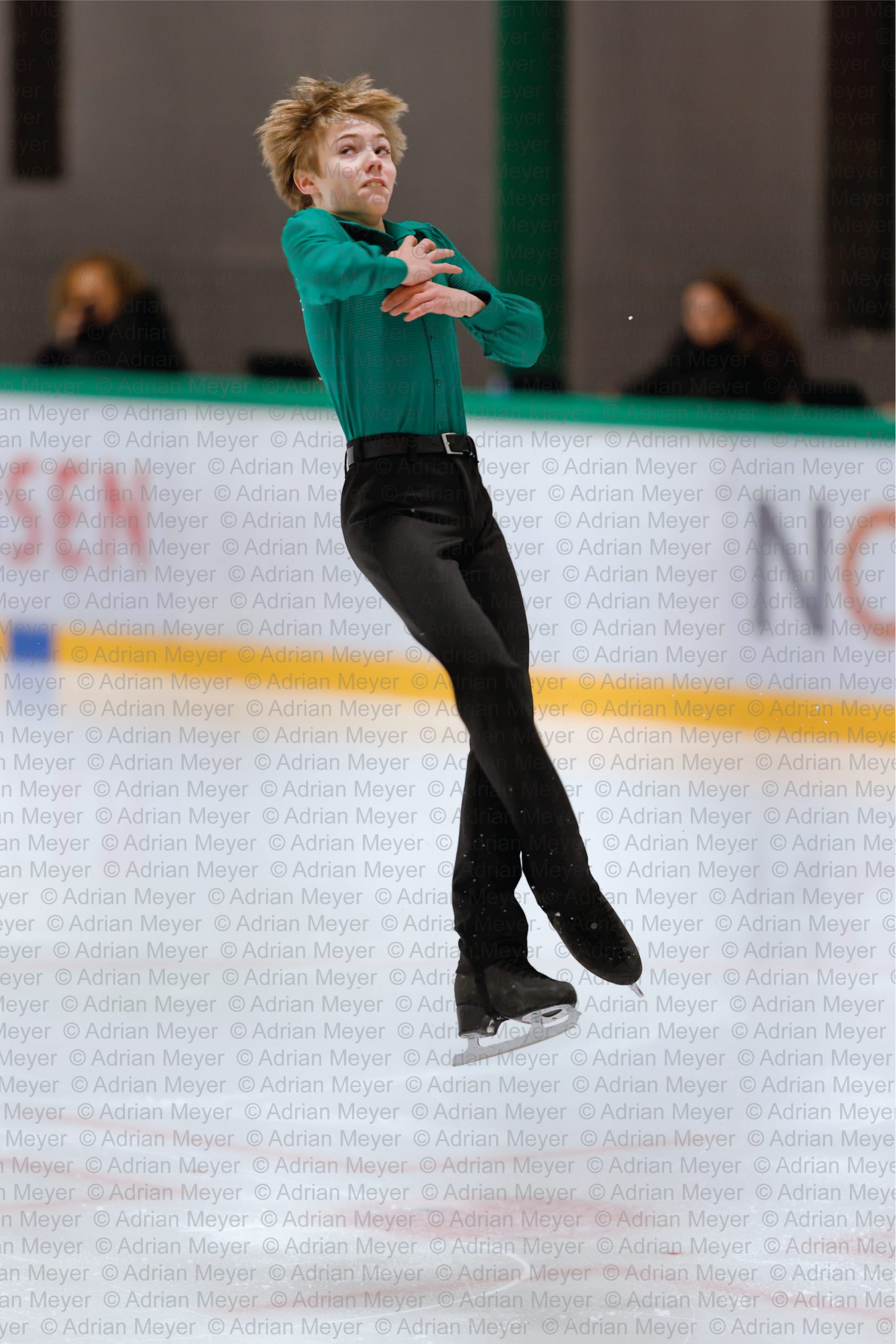 Maximilian MAKSYMEC SUI - Advanced Novice Men - Free Skate at Swiss Ice Skating Open 2025