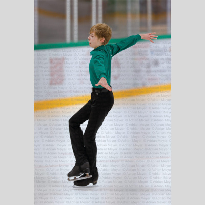 Maximilian MAKSYMEC SUI - Advanced Novice Men - Free Skate at Swiss Ice Skating Open 2025