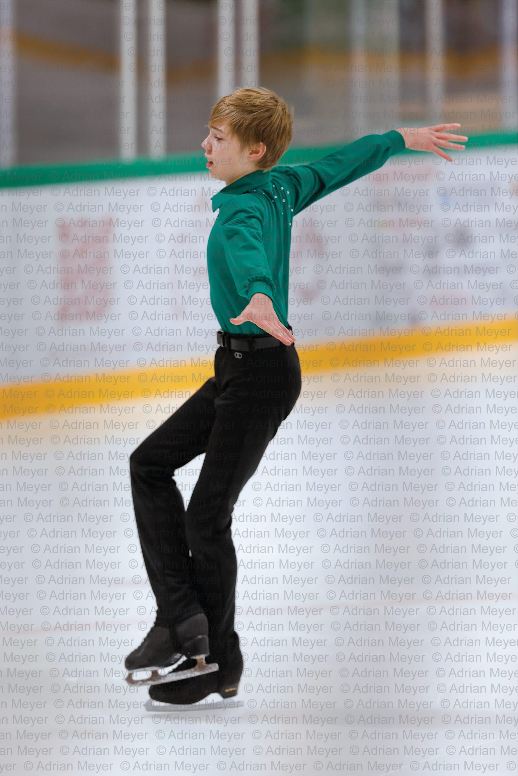 Maximilian MAKSYMEC SUI - Advanced Novice Men - Free Skate at Swiss Ice Skating Open 2025