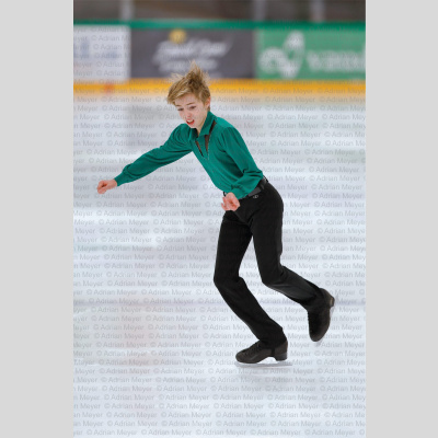 Maximilian MAKSYMEC SUI - Advanced Novice Men - Free Skate at Swiss Ice Skating Open 2025