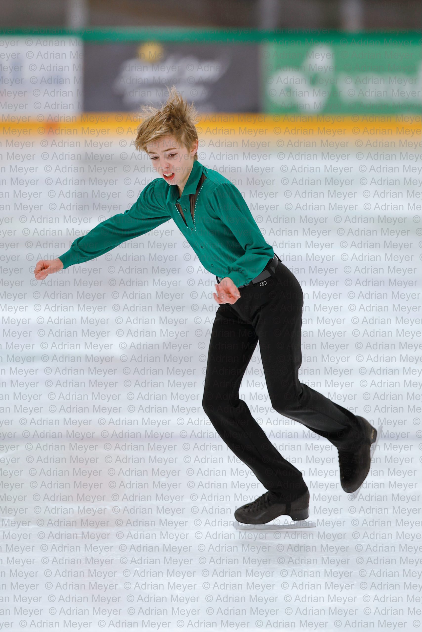 Maximilian MAKSYMEC SUI - Advanced Novice Men - Free Skate at Swiss Ice Skating Open 2025