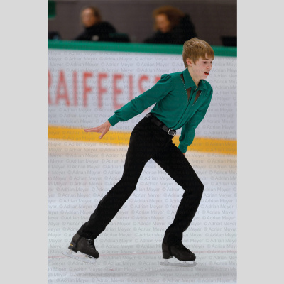 Maximilian MAKSYMEC SUI - Advanced Novice Men - Free Skate at Swiss Ice Skating Open 2025