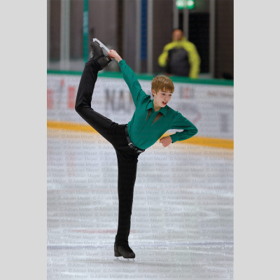 Maximilian MAKSYMEC SUI - Advanced Novice Men - Free Skate at Swiss Ice Skating Open 2025