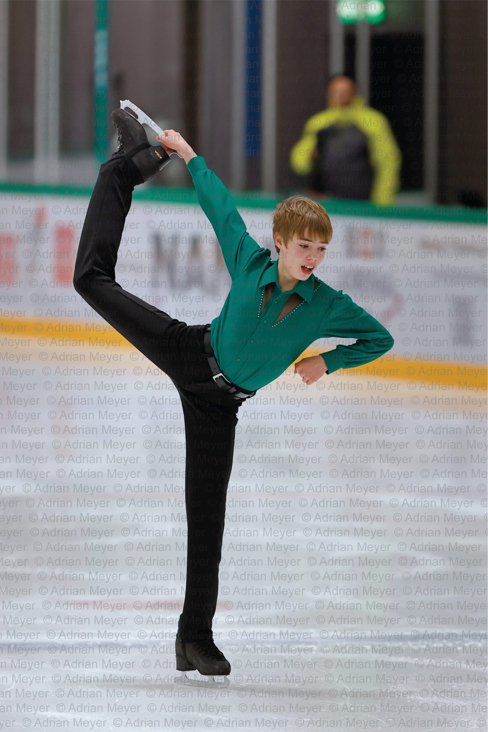 Maximilian MAKSYMEC SUI - Advanced Novice Men - Free Skate at Swiss Ice Skating Open 2025