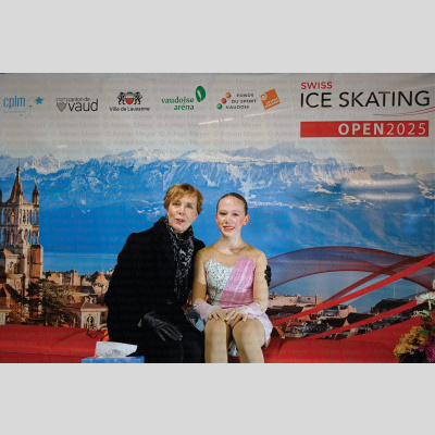 Julia VAHA-RUOHOLA FIN - Advanced Novice Women - Short Program at Swiss Ice Skating Open 2025