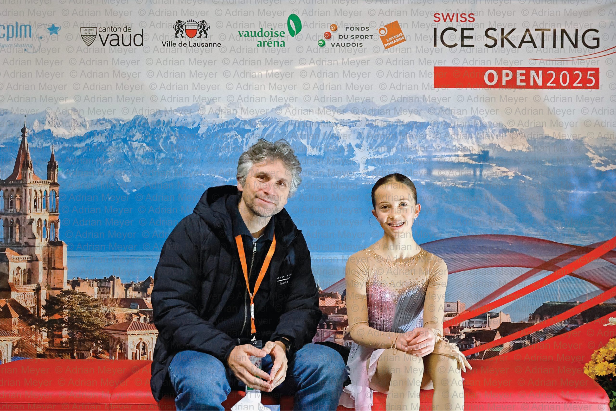 Ava D'ANDREA SUI - Advanced Novice Women - Short Program at Swiss Ice Skating Open 2025