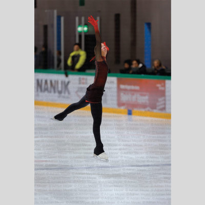 Elena MARTINENGHI SUI - Advanced Novice Women - Free Skate at Swiss Ice Skating Open 2025