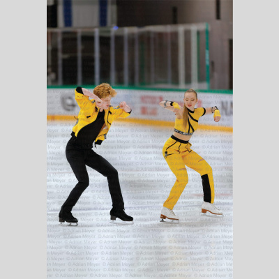 Olexandra BORYSOVA / Aaron FREEMAN POL - Ice Dance - Rhythm Dance at Swiss Ice Skating Open 2025