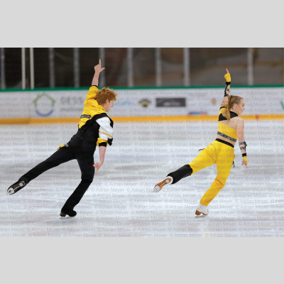 Olexandra BORYSOVA / Aaron FREEMAN POL - Ice Dance - Rhythm Dance at Swiss Ice Skating Open 2025