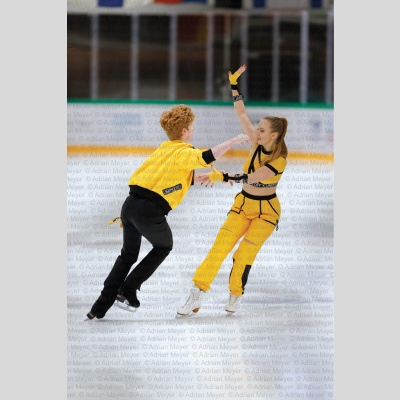 Olexandra BORYSOVA / Aaron FREEMAN POL - Ice Dance - Rhythm Dance at Swiss Ice Skating Open 2025