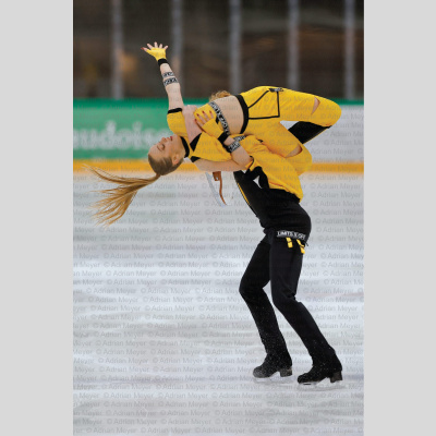Olexandra BORYSOVA / Aaron FREEMAN POL - Ice Dance - Rhythm Dance at Swiss Ice Skating Open 2025