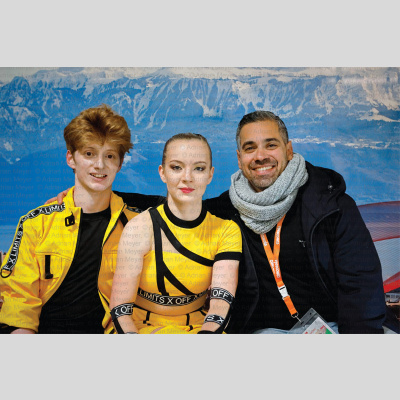 Olexandra BORYSOVA / Aaron FREEMAN POL - Ice Dance - Rhythm Dance at Swiss Ice Skating Open 2025