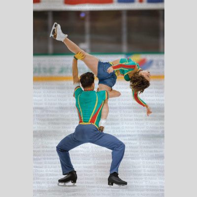 Marie DUPAYAGE / Thomas NABAIS  - Ice Dance - Rhythm Dance at Swiss Ice Skating Open 2025