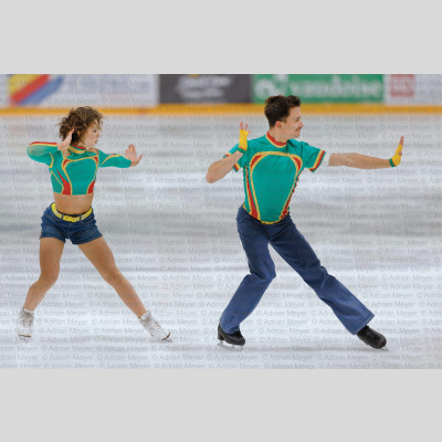 Marie DUPAYAGE / Thomas NABAIS  - Ice Dance - Rhythm Dance at Swiss Ice Skating Open 2025