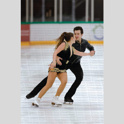 Lara LUFT / Ilias FOURATI HUN - Ice Dance - Rhythm Dance at Swiss Ice Skating Open 2025