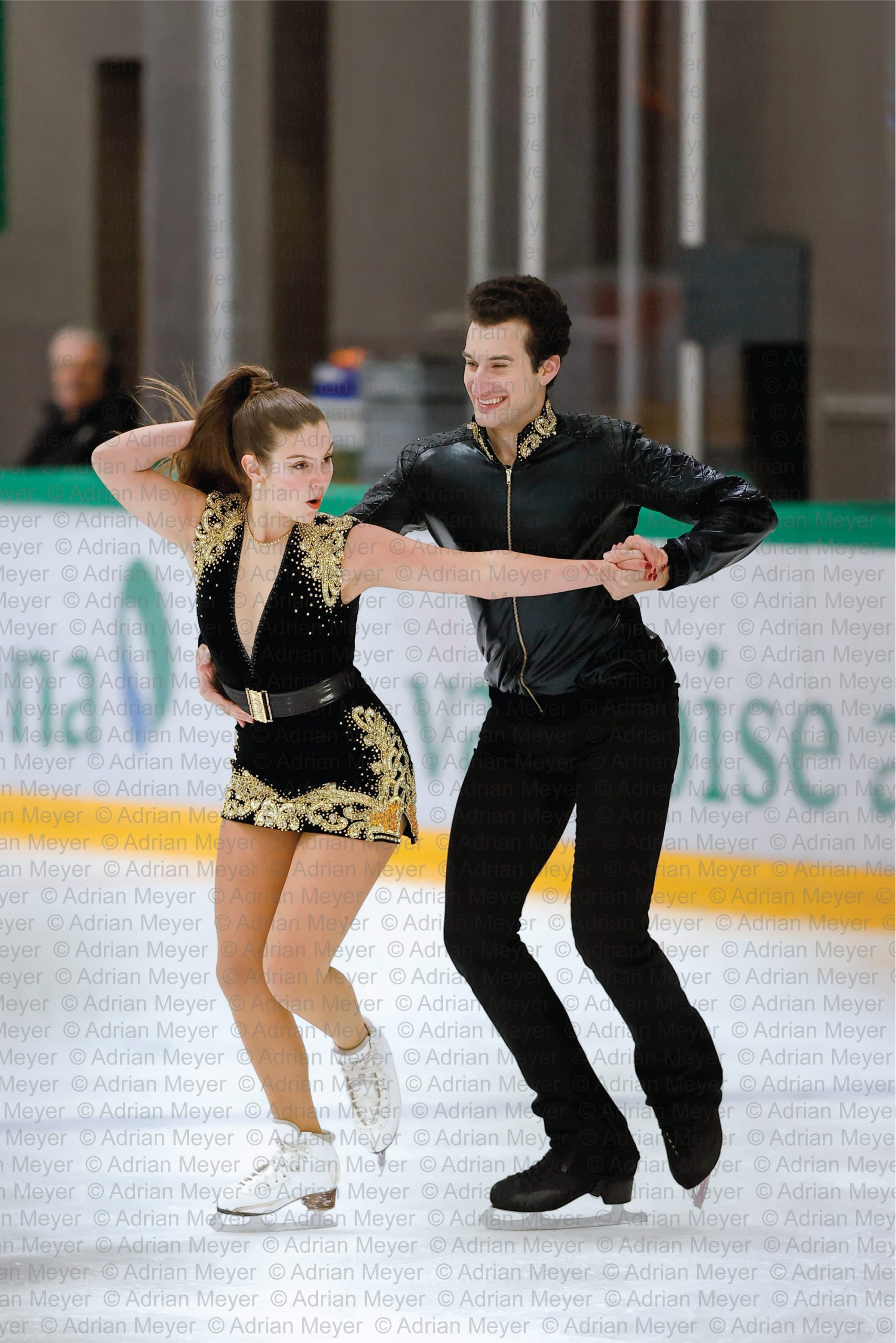 Lara LUFT / Ilias FOURATI HUN - Ice Dance - Rhythm Dance at Swiss Ice Skating Open 2025