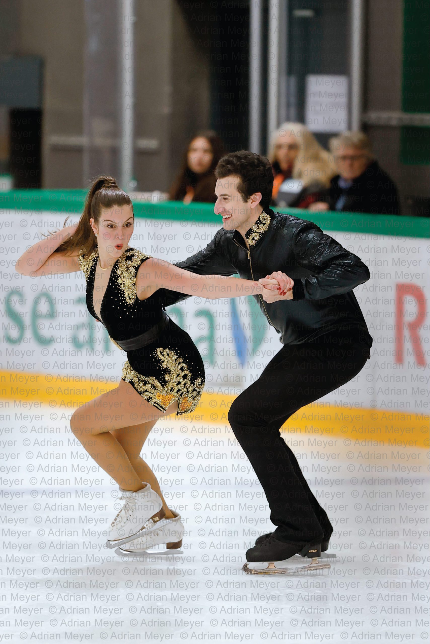 Lara LUFT / Ilias FOURATI HUN - Ice Dance - Rhythm Dance at Swiss Ice Skating Open 2025