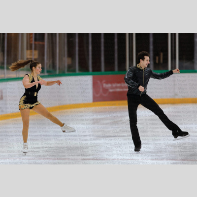 Lara LUFT / Ilias FOURATI HUN - Ice Dance - Rhythm Dance at Swiss Ice Skating Open 2025