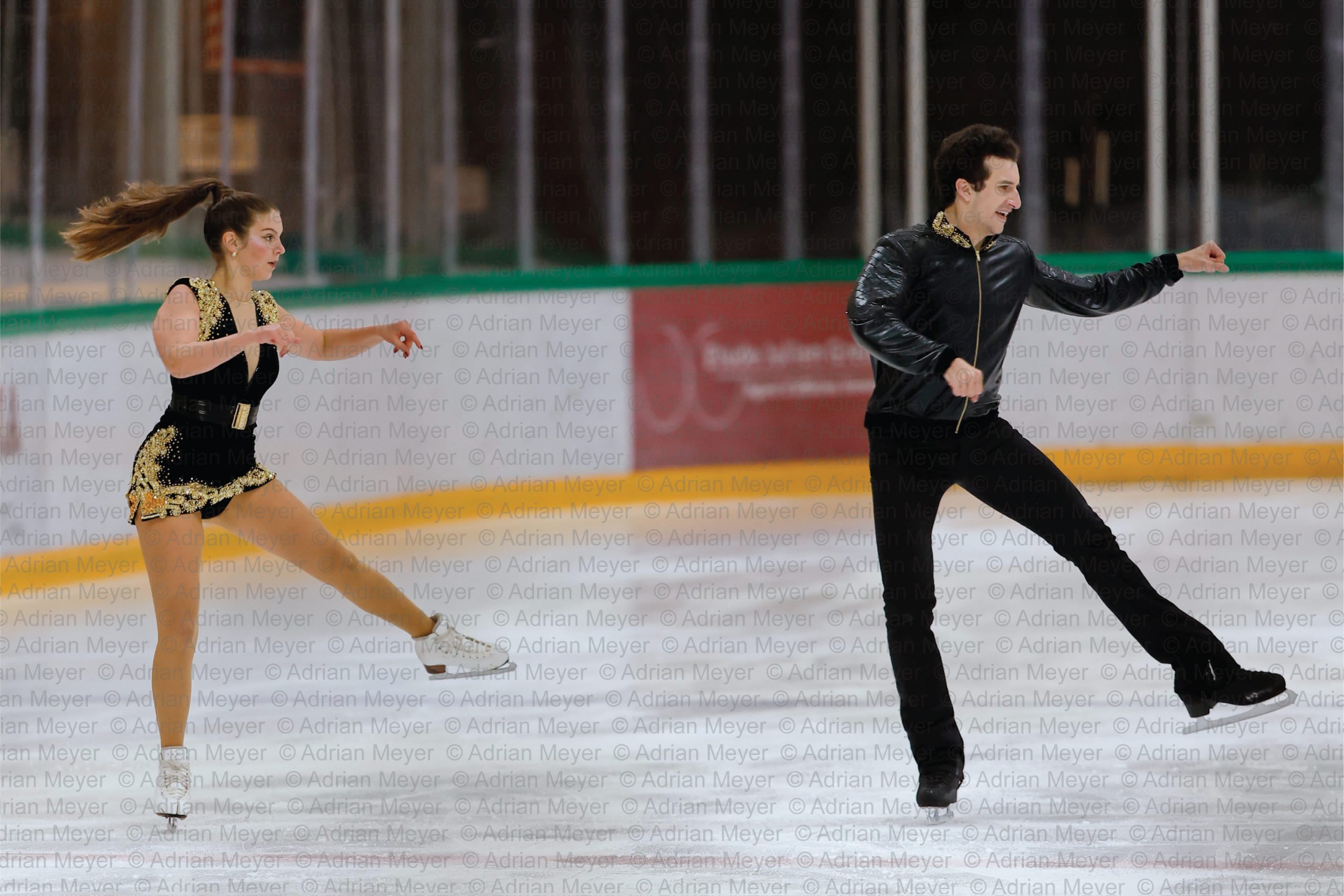 Lara LUFT / Ilias FOURATI HUN - Ice Dance - Rhythm Dance at Swiss Ice Skating Open 2025