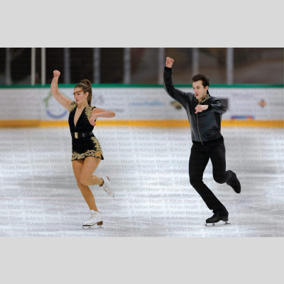 Lara LUFT / Ilias FOURATI HUN - Ice Dance - Rhythm Dance at Swiss Ice Skating Open 2025