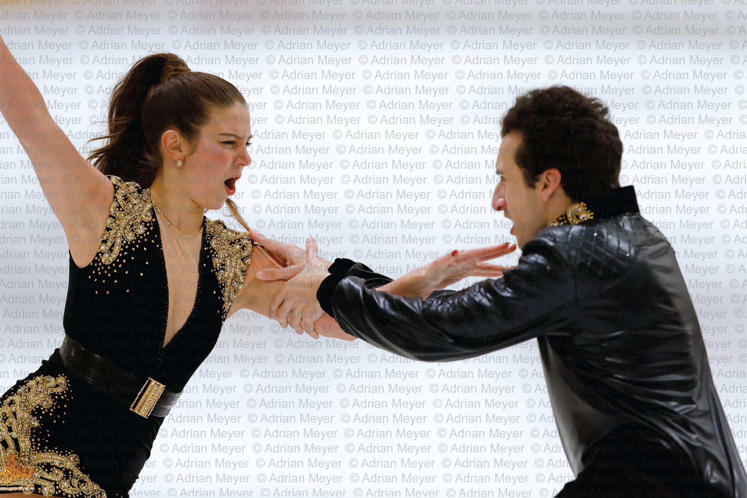 Lara LUFT / Ilias FOURATI HUN - Ice Dance - Rhythm Dance at Swiss Ice Skating Open 2025