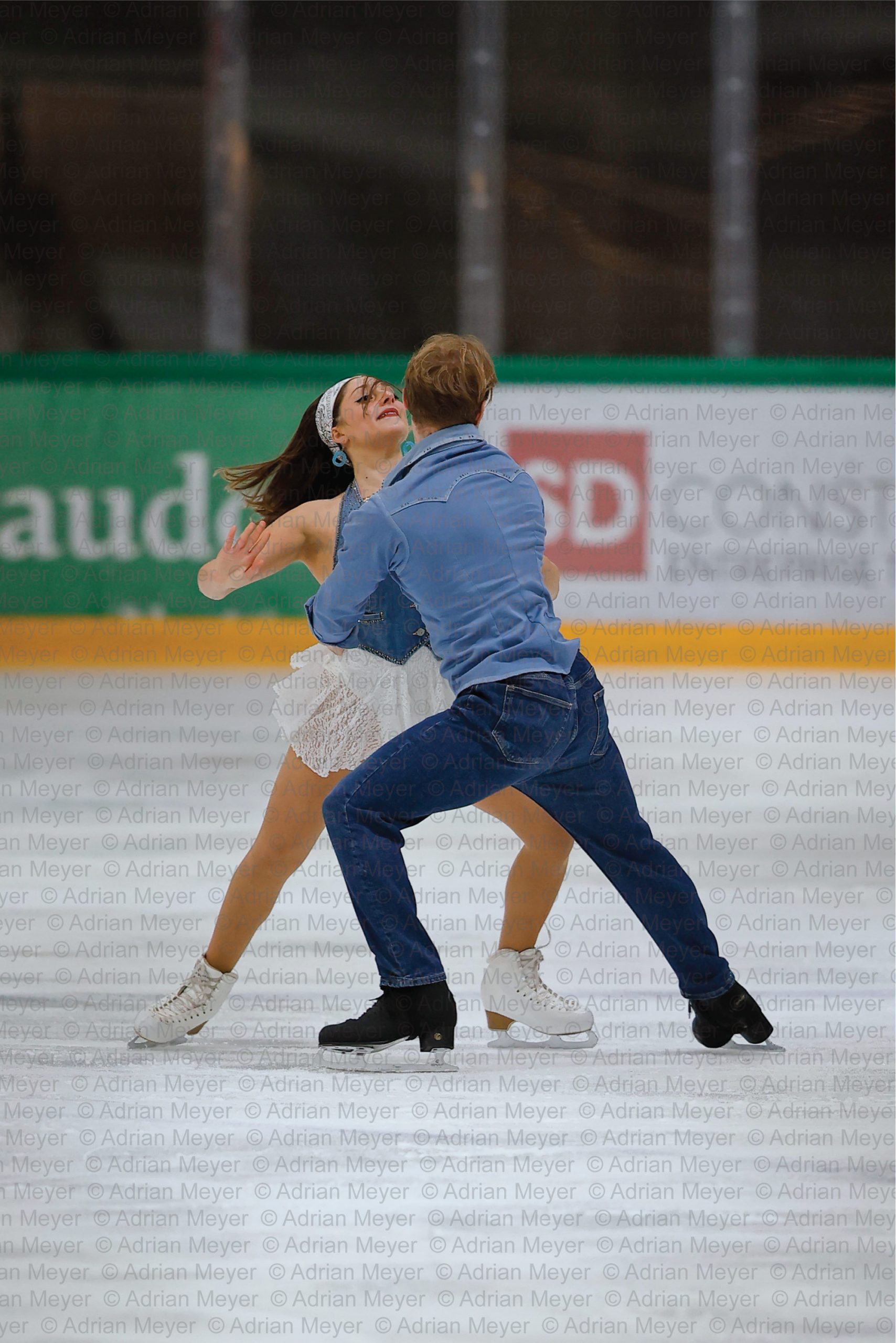 Sophia BUSHELL / Antonio PENA GBR - Ice Dance - Rhythm Dance at Swiss Ice Skating Open 2025