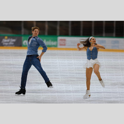 Sophia BUSHELL / Antonio PENA GBR - Ice Dance - Rhythm Dance at Swiss Ice Skating Open 2025
