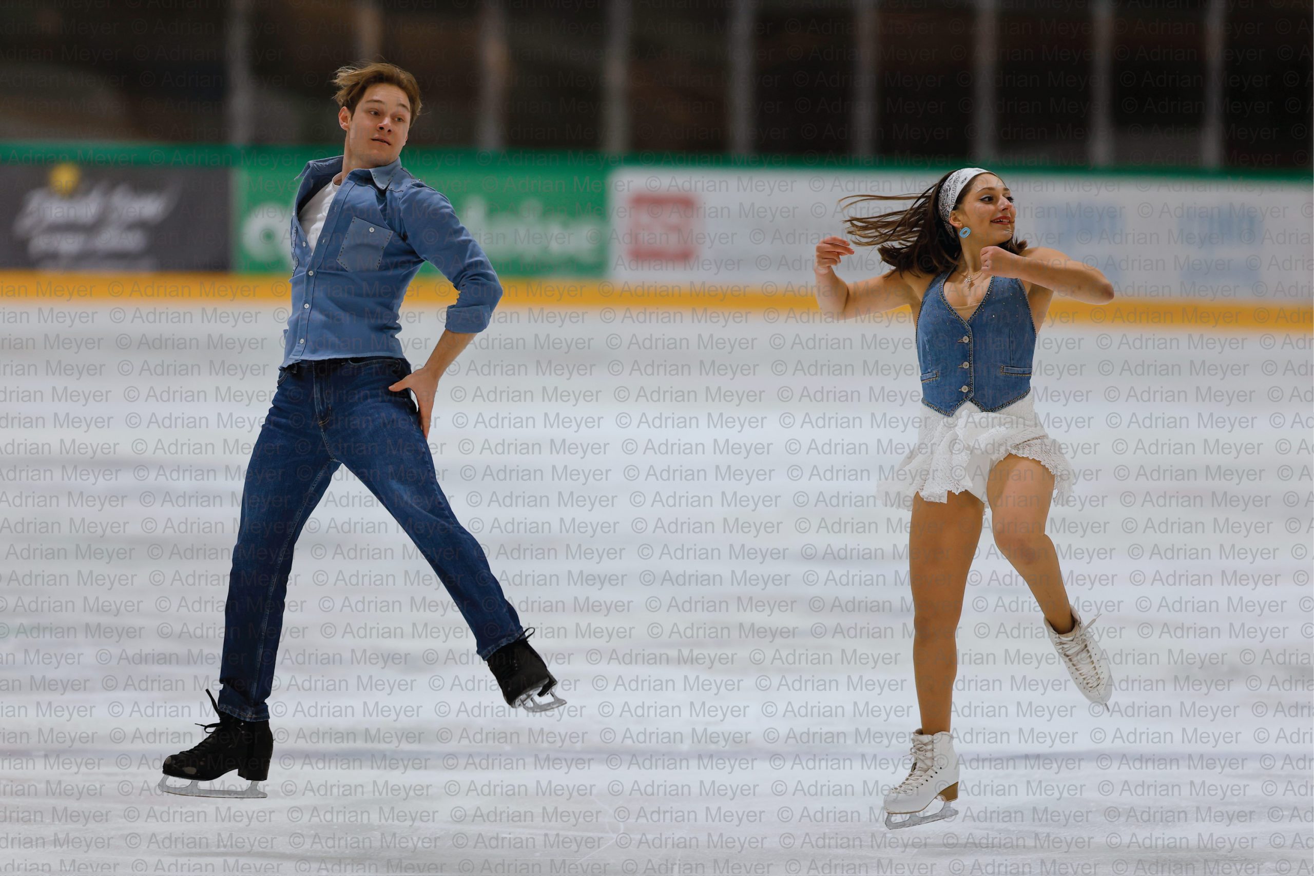 Sophia BUSHELL / Antonio PENA GBR - Ice Dance - Rhythm Dance at Swiss Ice Skating Open 2025