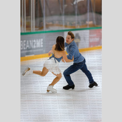 Sophia BUSHELL / Antonio PENA GBR - Ice Dance - Rhythm Dance at Swiss Ice Skating Open 2025